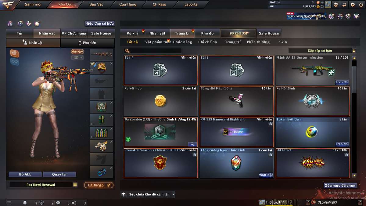 shop acc cf uy tin gia re